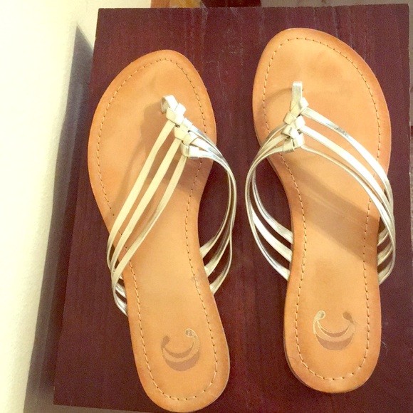 Charming Charlie Shoes - Gold Sandals